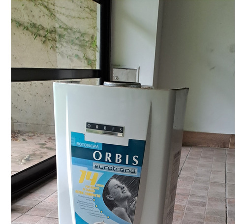 Calefon Orbis Botonera Eurotrend Tiro Natural 14 Lts 315kbo