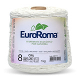 Barbante Cru N°8 4/8 Fios 1kg 762m Euroroma