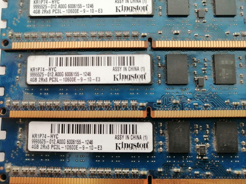 Memoria Ram 4gbs  Pc3l 10600e Para Servidor Dell Power Edge