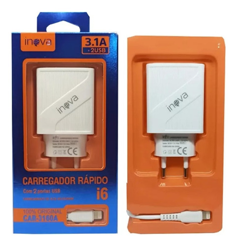 Carregador Rápido 3.1a I6 -para iPhone