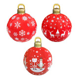 Bola De Navidad Inflable Impermeable De Santa Ball De 60 Cm,