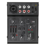 Mezclador De Audio, Mesa De Mezclas, Usb Eq, 5 Canales, Soni