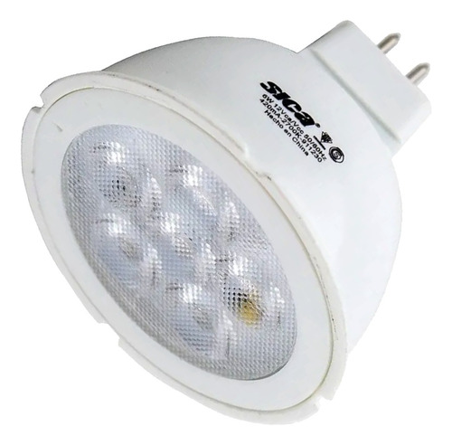 Lámpara Led Dicroica Mr16 6w 12v Gu 5.3 Luz Día Sica 6 W X5u