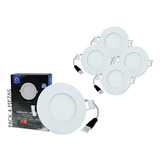 Lampara Luz Led Consumo 3w Ilumina 21w Escalon Megaluz 4pzs