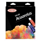 Set De Acuarelas 24 Colores De 12ml