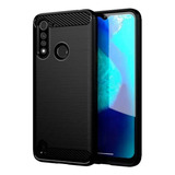 Funda Fibra Carbono Para Moto G8 Power Lite Antigolpes Suave