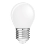 Lâmpada G45 Filamento Milky 4w Bivolt Âmbar Save Energy Cor Da Luz Branco Quente 2400k