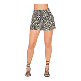 Short Casual Mujer Estampado Animal Print 992-49