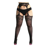 U Ropa Interior Para Mujer New Fishnet Medias Plus Size Lace