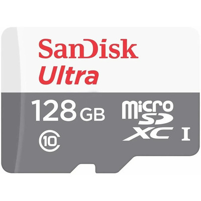 SanDisk Ultra Memoria Micro Sd de 128GB 100mbps | Envío gratis