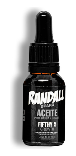 Aceite Growth Crecimiento Para Barba Randall Beard