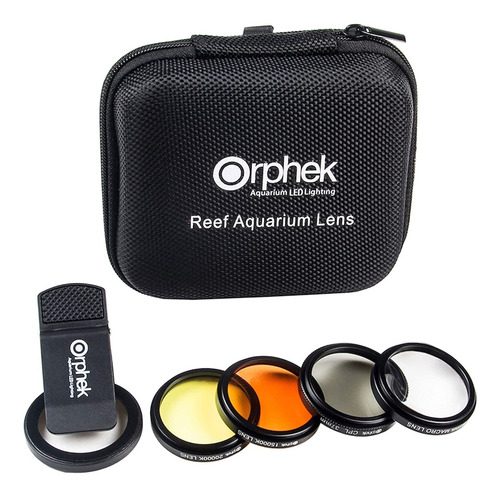 Kit Lentes Para Smartphone Cpl Polarizado, Amarillo, Naranja