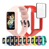 Correa Con Case Protector Compatible Huawei Band 7 6 + Mica