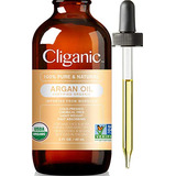 Aceite De Argán Orgánico Cliganic Puro Para Cabello Cara