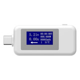 Usb Tester Tipo C Lcd Tensión Corriente Cargador Capacidad M