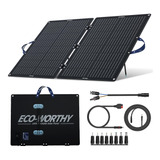 Panel Solar Portátil De 100 W, Kit De Panel Solar Pleg...