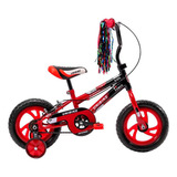 Bicicleta Infantil Unibike Goma Para Niño Niña Tek R12 Color Rojo Tamaño Del Cuadro S