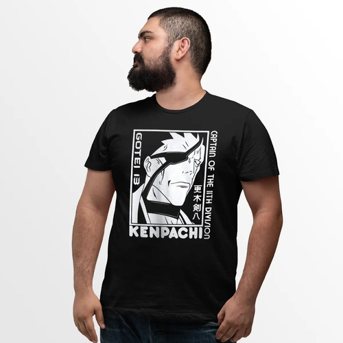 Camiseta Kenpachi Zaraki Bleach Blusa Camisa Anime Geek | MercadoLivre