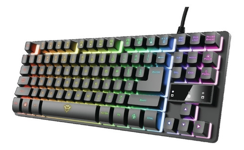 Teclado Gamer Trust Gxt 833 Thado Retroiluminado Tkl Ct