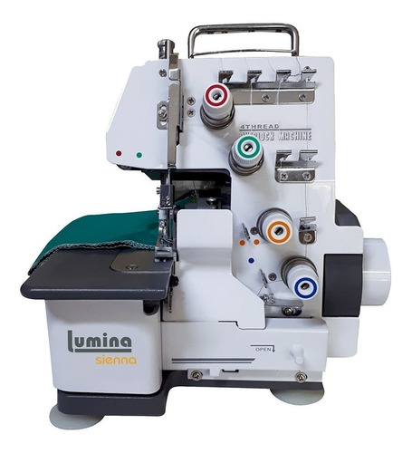 Máquina De Coser Overlock Lumina Sienna Portable Gris 220v