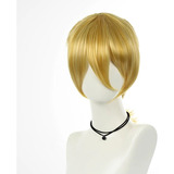 Peluca De Anime Cos Rin Len Hair Simulation