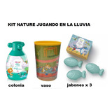 Kit Nature Jugando En La Lluvia 3 Productos Natura