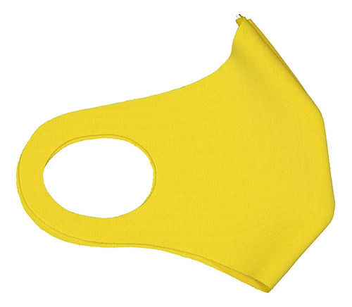 Máscara Para Adulto Lavável De Neoprene Amarela 1 Unidade