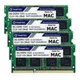 Memoria Ram Timetec 32 Gb Ddr3 Paquete De 4 1333 Mhz