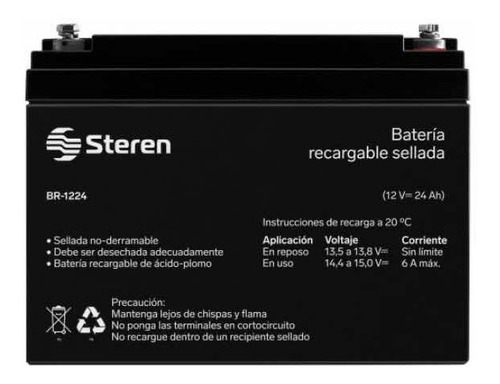 Bateria Recargable Sellada Ácido-plomo Br-1224 Steren 12v-24