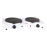 Estufa De Cocina, Mini Placa Caliente, Doble 2000w Blanco