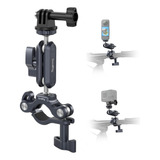 Soporte De Manillar De Motocicleta Para Gopro, Soporte De Ba