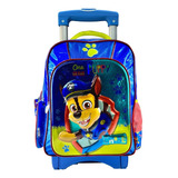 Mochila Paw Patrol Chase Con Ruedas Original Primaria