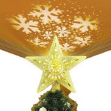 L Árbol De Navidad Topper Estrella Con Proyector Led Luz