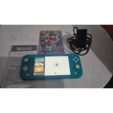 Nintendo Switch Lite 32gb Turquesa + Juego Físico Mario Oddi