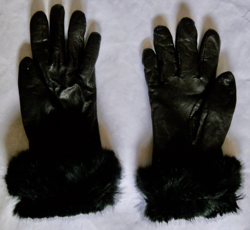 Guantes De Cuero Para Mujer Etienne Aigner Talle 7.5 S