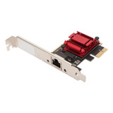 Adaptador De Rede Gigabit 2,5 G Pcie 10 100 1000 2500mbps Rj