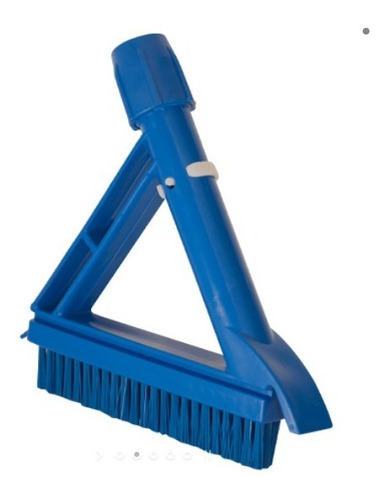 Escova Limpeza Limpa Rejunte Piso Maxi Tech Azul - Bralimpia