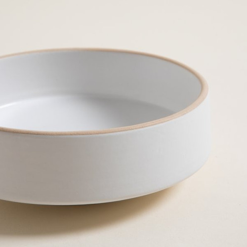 Bowl Compotera Tozeur Blanco Con Borde Natural 15cm Ceramica