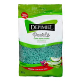 Cera Depilatória Depimiel Vegetal Aloe Vera Espanhol 500g