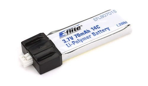 Batería E-flite 70mah 1s 3.7v 14c Lipo