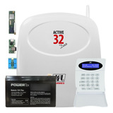 Central Monitorada Active 32 Duo Ethernet Gprs 4g E Pgm Jfl