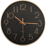 Reloj De Pared Decorativo Moderno 3d Cuarzo Para Sala 30 Cm