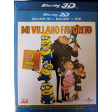 Mi Villano Favorito Pelicula Blu-ray 3d + Blu-ray + Dvd