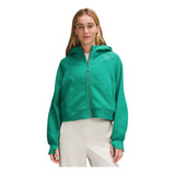 Lululemon Scuna Full-zip Hoodie Sudadera Verde Militar