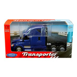 Welly 1/32 Freightliner Cascadia Azul Caja Tráiler Escala