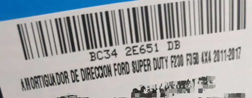 Amortiguador De Direccion Ford Super Dutty F350 4x4 11/17 Foto 5