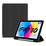 Capa Smart Case Para iPad 10 Geração 10.9 C/suporte Para Pen