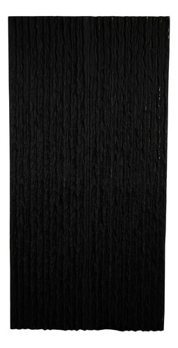 Panel Revestimiento Pu Piedra Rugosa Textura Cascada 5m2 Color Negro