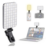 Lámpara Led Cuadrada Con Clip Para Selfies, Recargable Y Uni