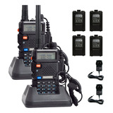 Handy Baofeng Uv5r 8w Kit X 2 Walkie Talkie Bibanda + Extras